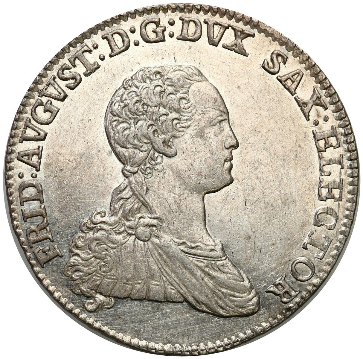 Niemcy, Saksonia. Fryderyk August III. Gulden (2/3 Talara) 1768 EDC, Drezno - PIĘKNE